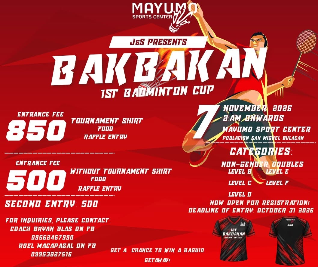 1st Bakbakan Badminton Cup