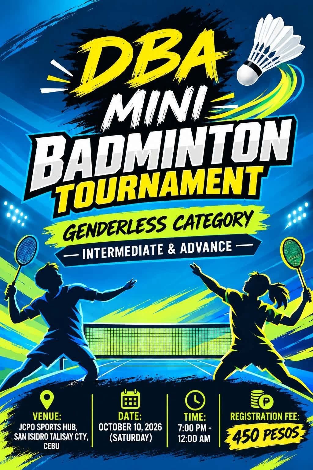 1st DBA Mini-Fun Game Badminton Tournament 2026
