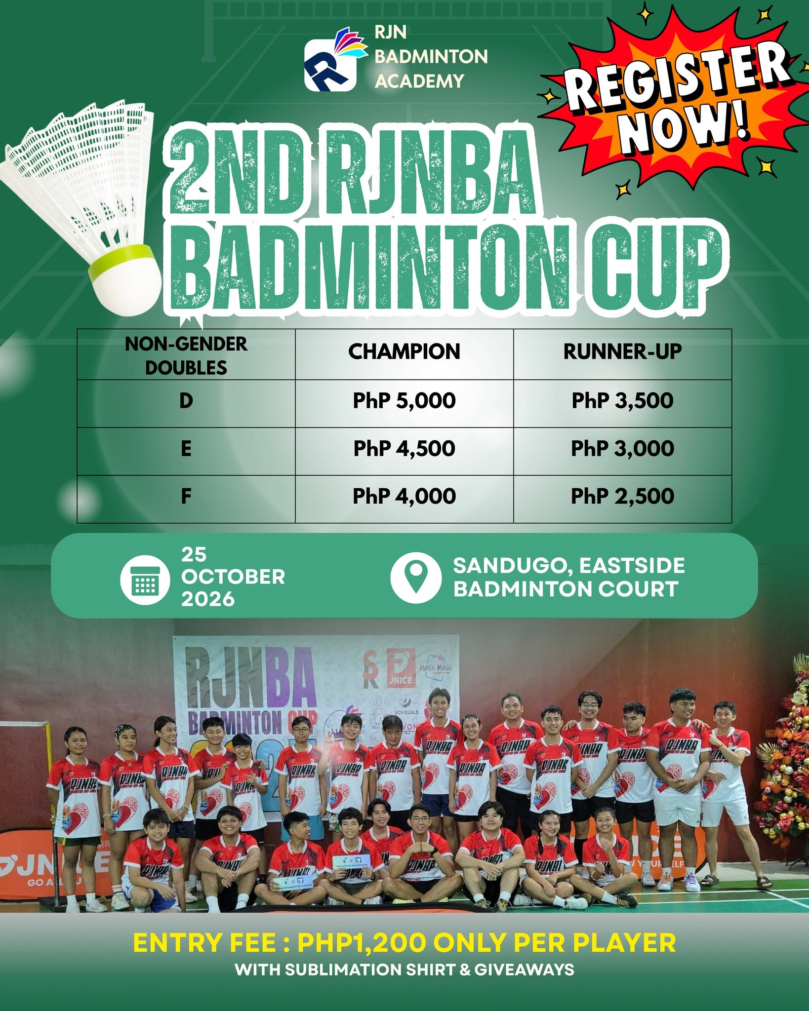 2nd RJNBA Badminton Cup