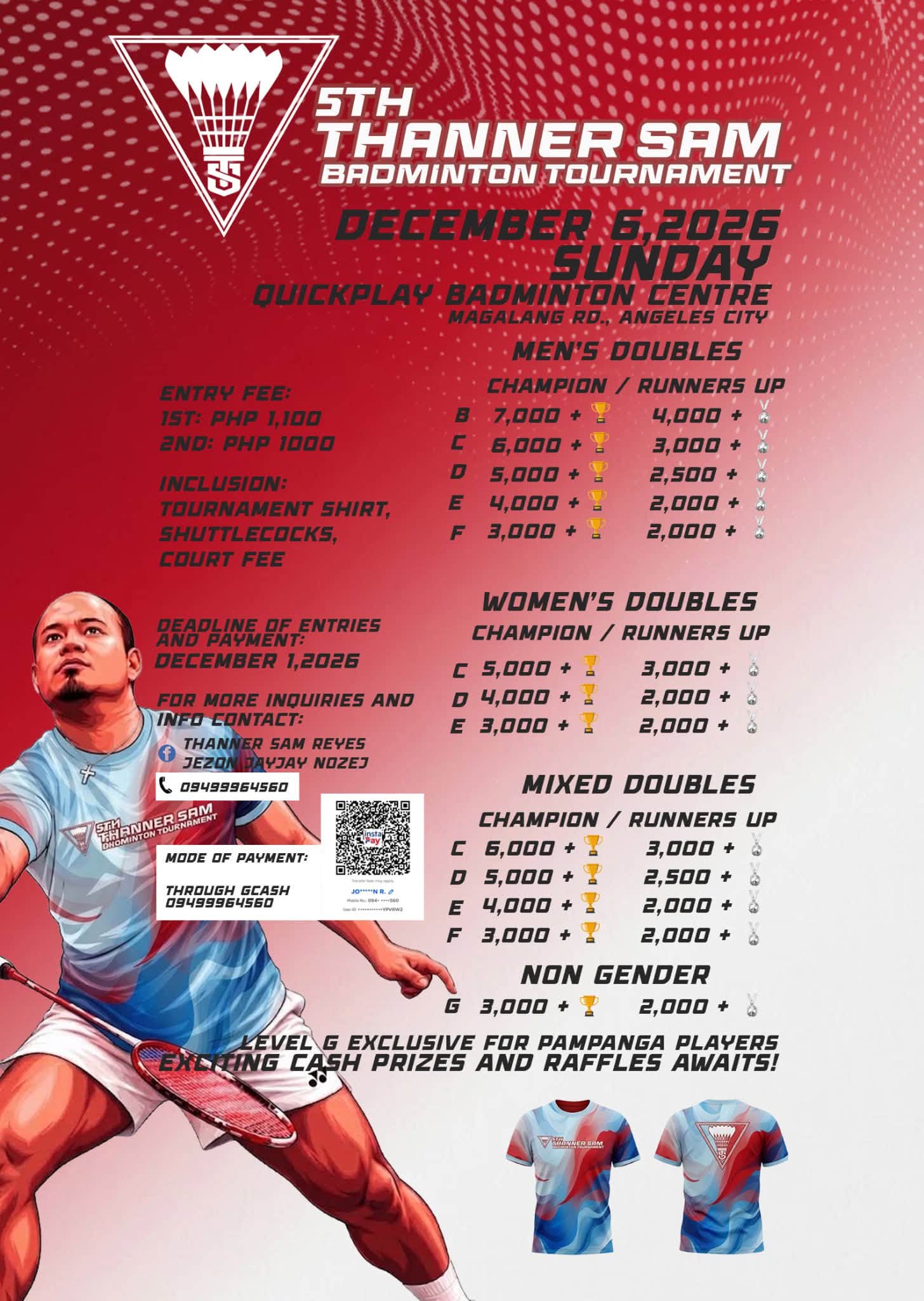 5th Thanner Sam Badminton Tournament