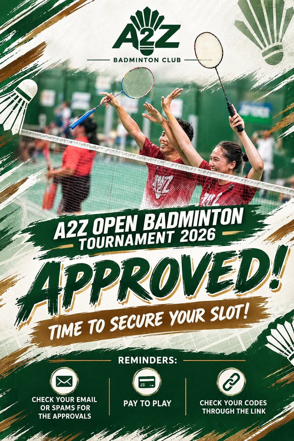 A2Z Open Badminton Tournament 2026