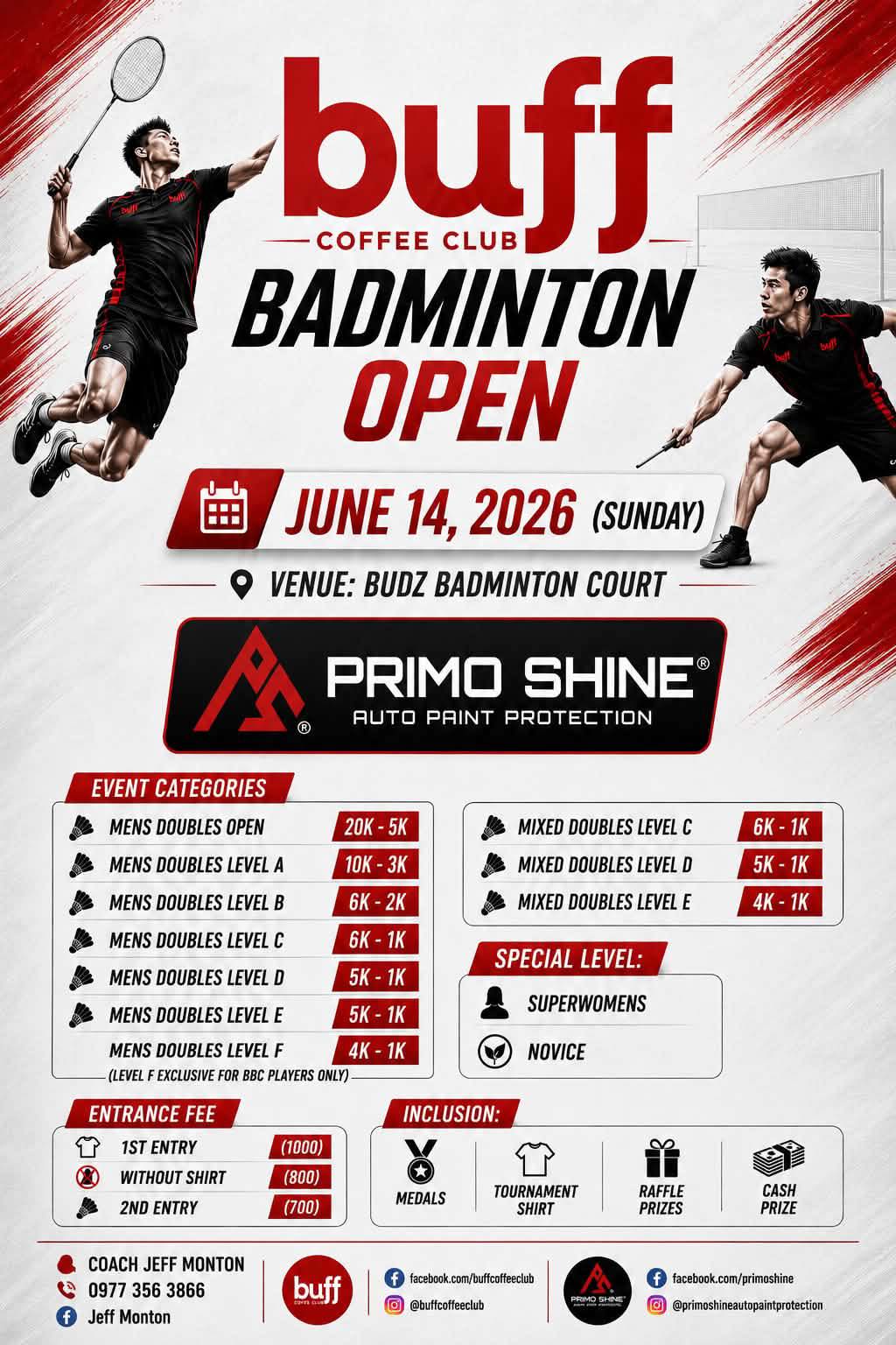 Buff Coffee Club Badminton Open