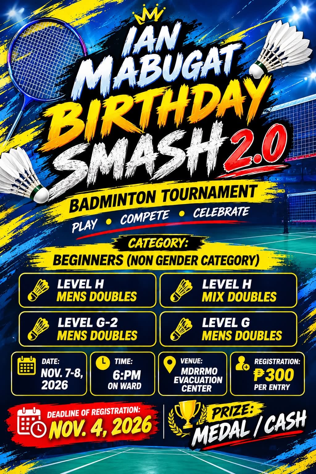 Ian Mabugat Birthday Smash 2.0