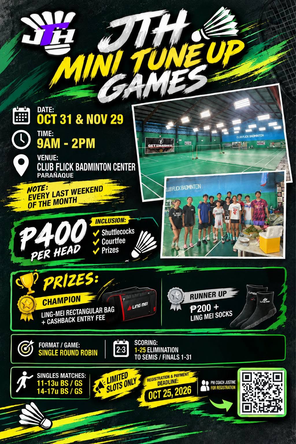 JTH Mini Tune Up Games