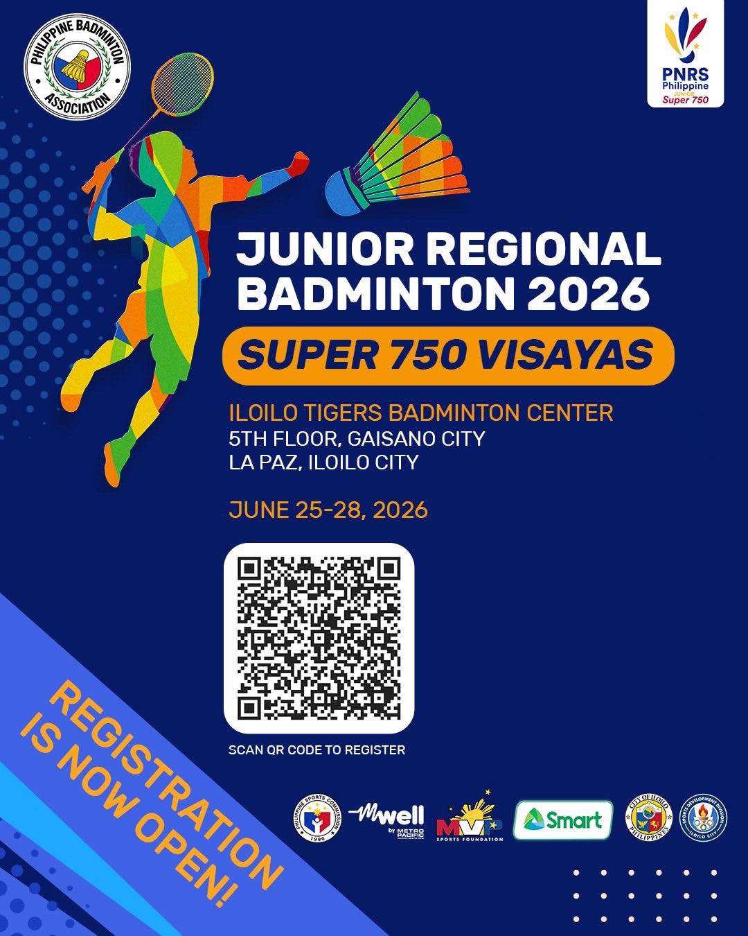 Junior Regional Badminton 2026 - Super 750 Visayas