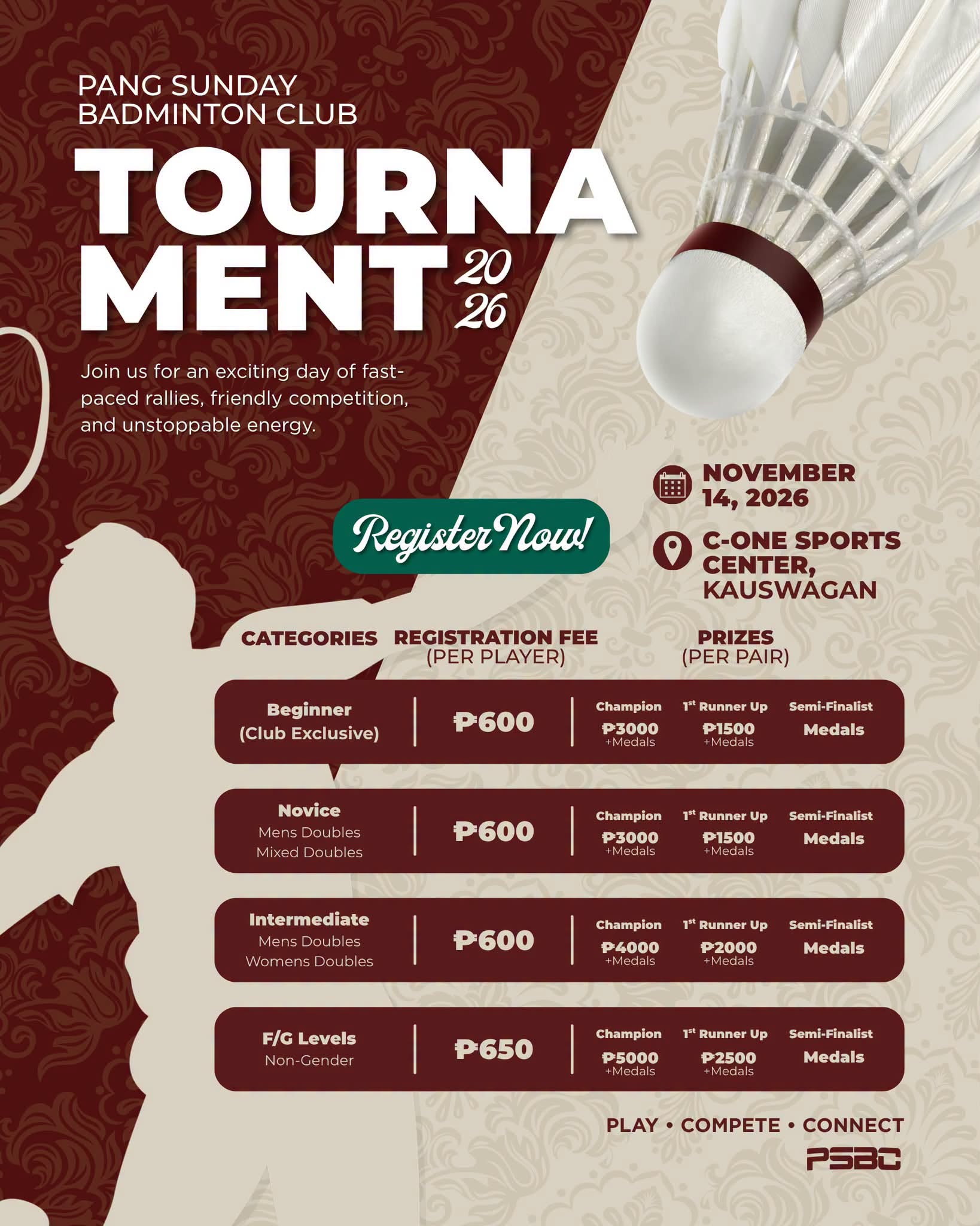 PSBC Tournament 2026