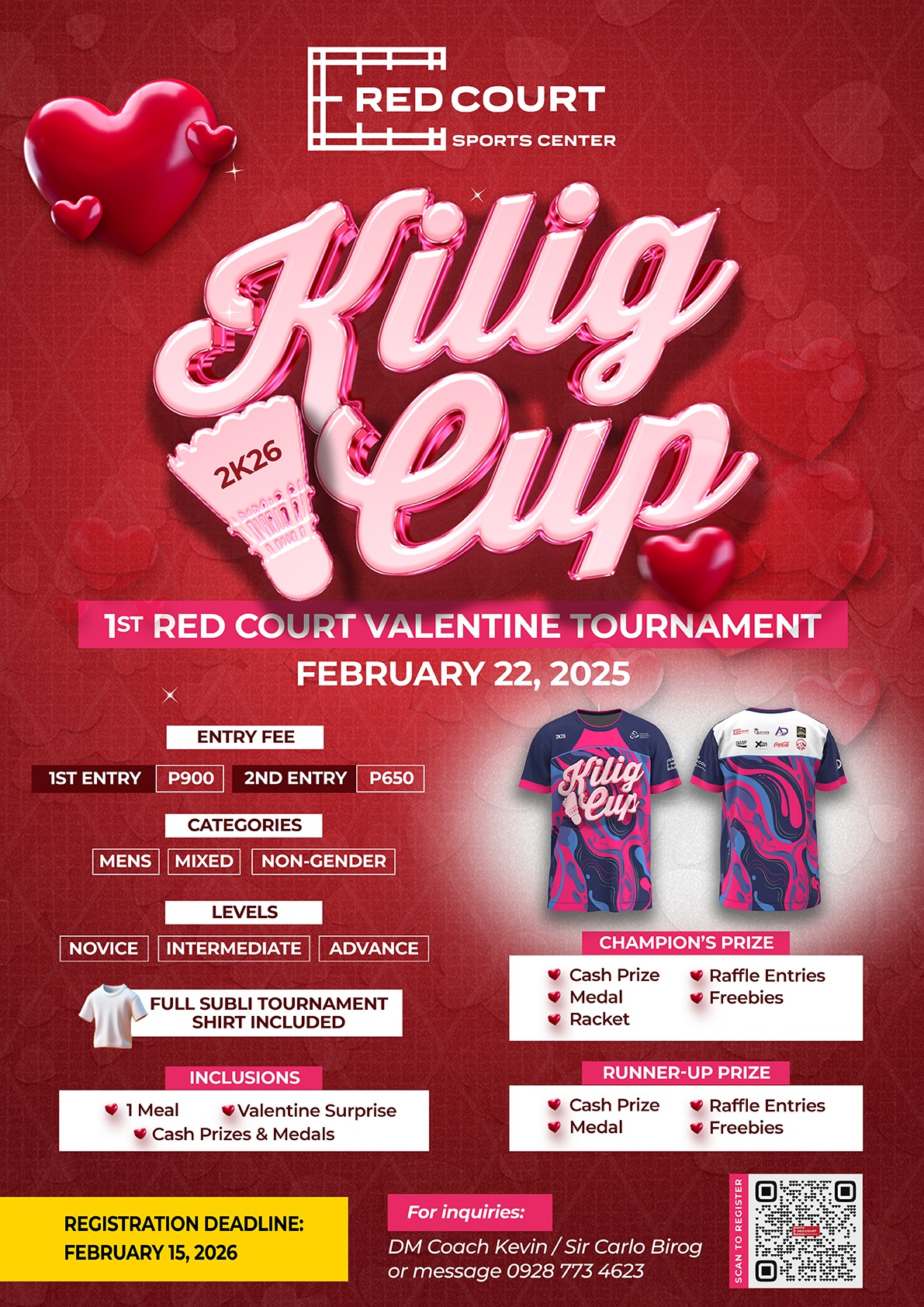1st Red Court Valentine Tournament