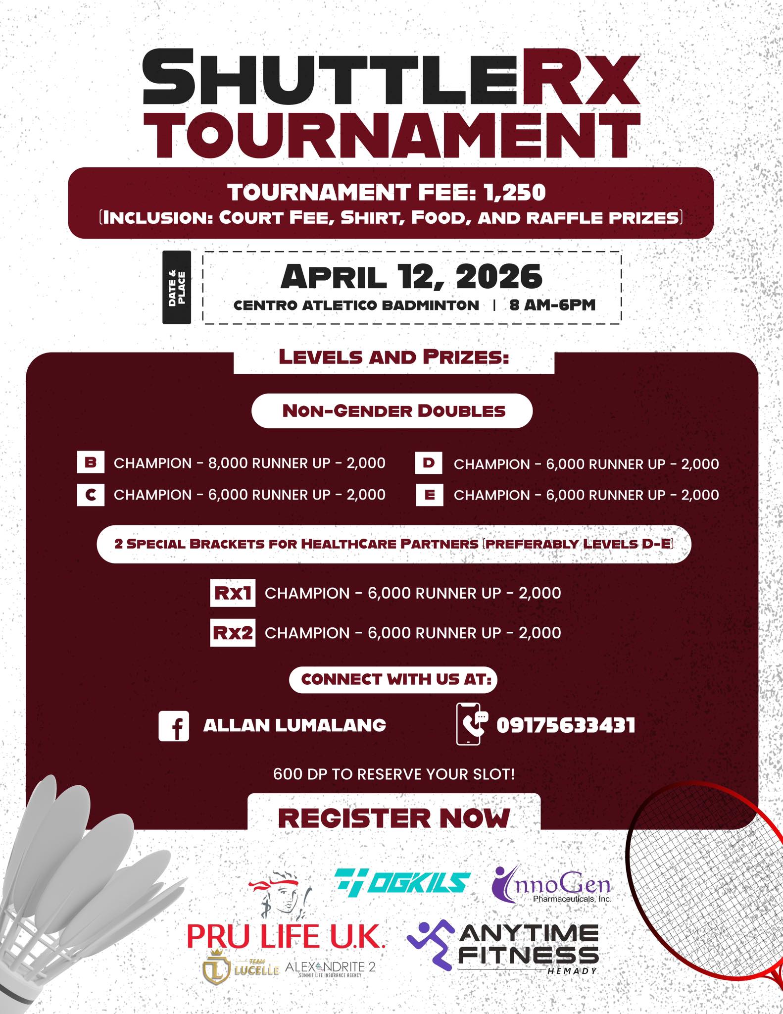 Shuttle Rx Tournament