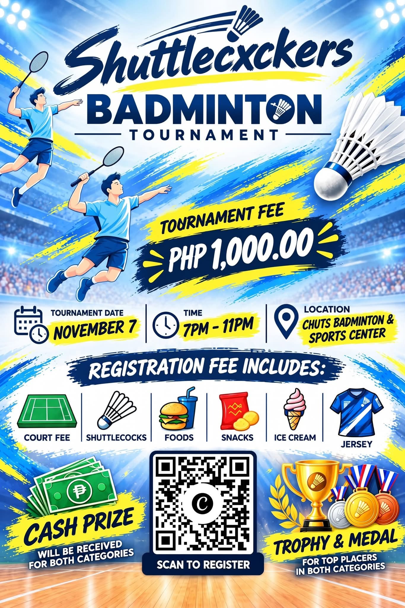 Shuttlecxckers Badminton Tournament