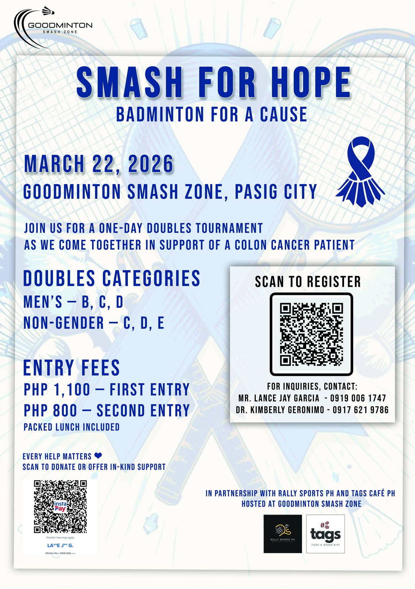 Smash for Hope 2026